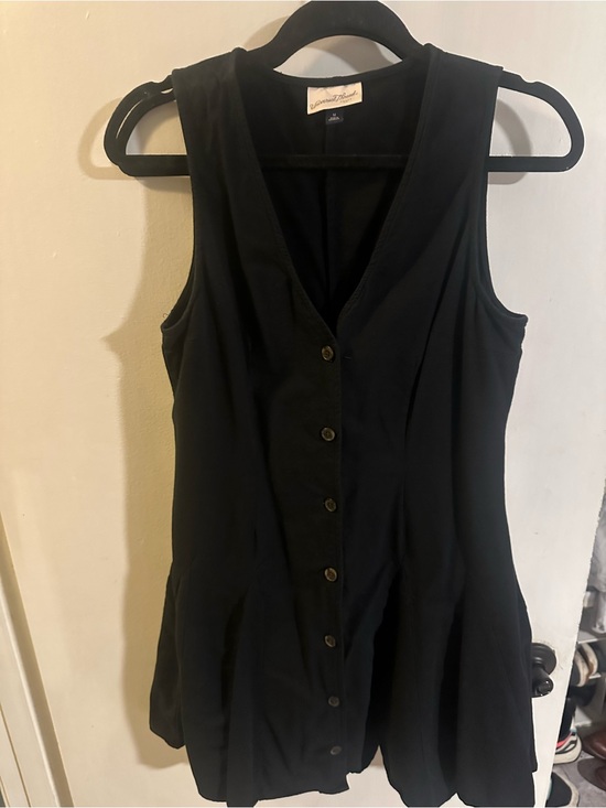 Universal Thread Dresses & Skirts - Universal Thread Black Sleeveless Button-Front Mini Dress